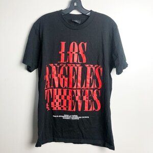 100 Thieves Los Angeles Thieves Black Logo Crewneck T Shirt Medium Mens